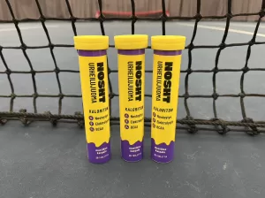 Nosht poretabletit tenniskentällä